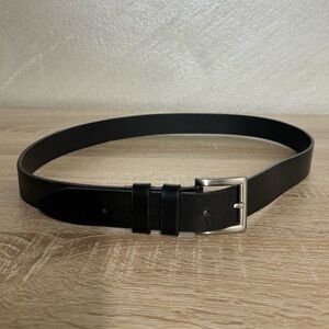 Handcrafted in America Black Leather Mens 38/95 Belt